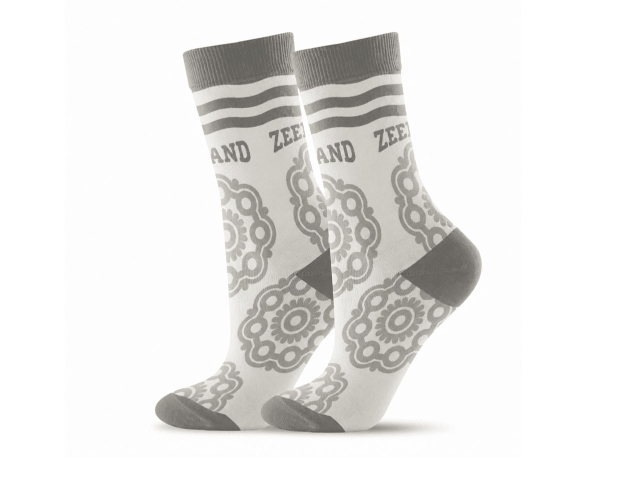 sokken met zeeuwse knop unisex, cadeau voor hem en haar sokken zeeland