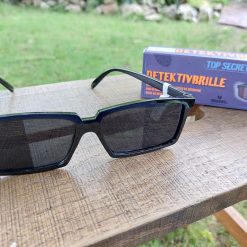 detective bril voor kinderen, bril om ongezien achterom te kijken, bril met onzichtbare spiegels in de glazen