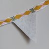 Handgemaakte vilten vlaggenlijn van gerecycled vilt 120 cm