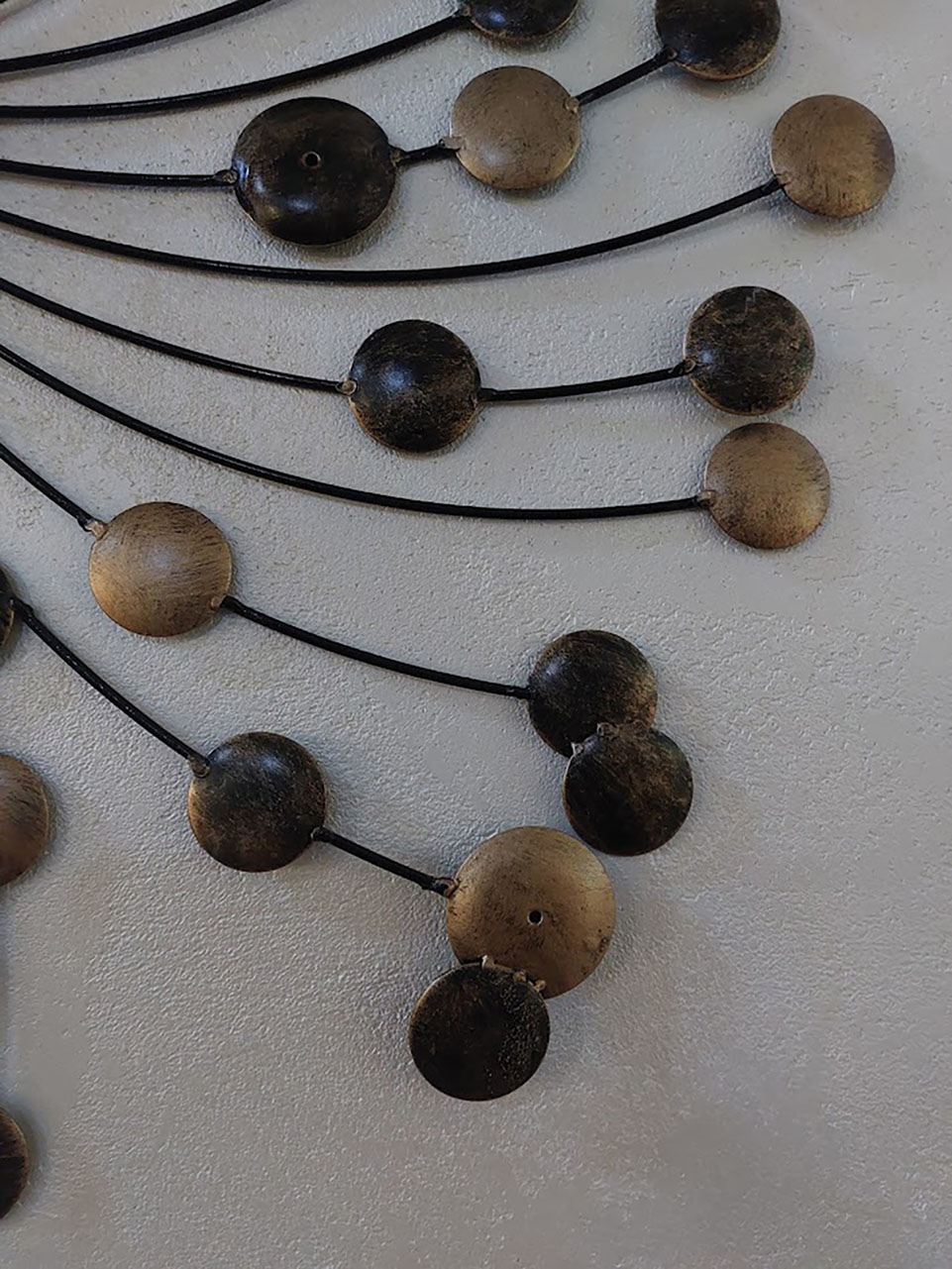 Fairtrade wanddecoratie van gerecycled metaal handgemaakt op Bali