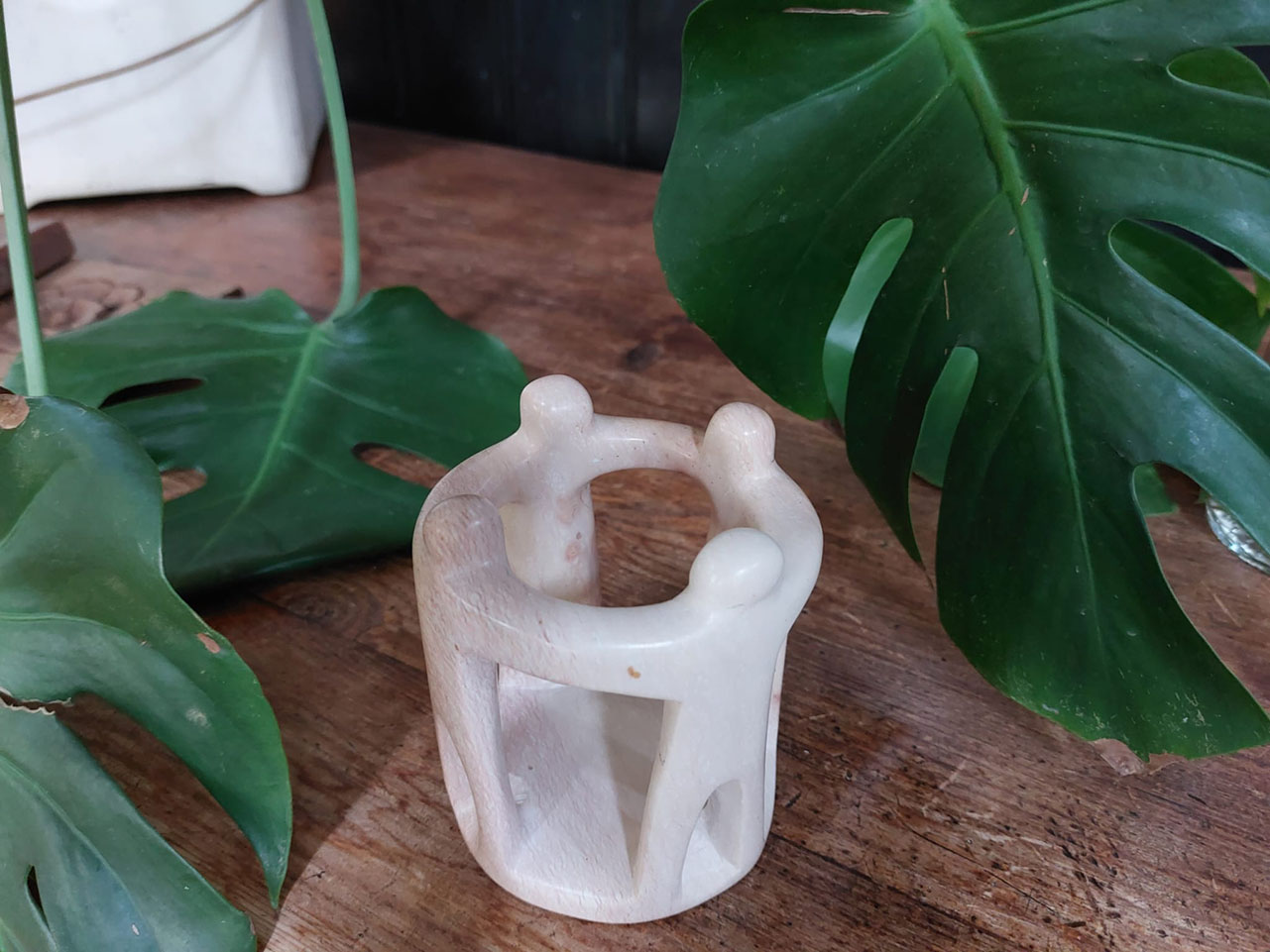 vriendenkring 4 personen, familiebeeld vier figuren